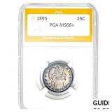 1895 Barber Quarter PGA MS66+