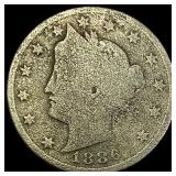 1886 Liberty Head Nickel NICELY CIRCULATED