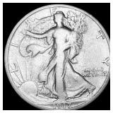 1917-S Silver Walking Liberty Half Dollar NICELY C