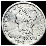 1838 Capped Bust Silver Quarter NEARLY UNCIRCULAT