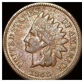 1868 Indian Head Cent ABOUT UNCIRCULATED