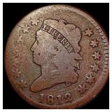 1812 Classic Head Large Cent NICELY CIRCULATED