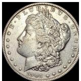 1901 Morgan Silver Dollar NEARLY UNCIRCULATED