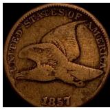 1857 Flying Eagle Cent NICELY CIRCULATED