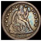 1850-O Silver Seated Liberty Dime LIGHTLY CIRCULA