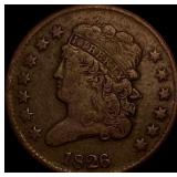 1826 Classic Head Half Cent  LIGHTLY CIRCULATED