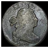 1801 Draped Bust Silver Dollar LIGHTLY CIRCULATED