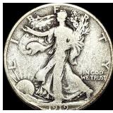 1919 Walking Liberty Half Dollar NICELY CIRCULATE