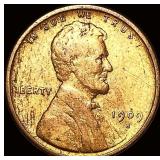 1909-S Lincoln Wheat Cent LIGHTLY CIRCULATED