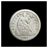 1856-O Silver Seated Liberty Dime LIGHTLY CIRCULA