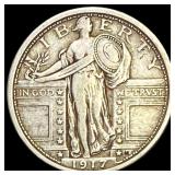 1917 Standing Liberty Quarter LIGHTLY CIRCULATED