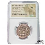 Sasanian Peroz I, AD 457/9-484 Silver Drachm NGC