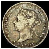 1888 Canada Silver 25 Cents LIGHTLY CIRCULATED