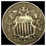1868 Shield Nickel NEARLY UNCIRCULATED
