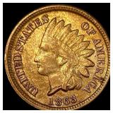 1863 Bronze Indian Head Cent CLOSELY UNCIRCULATED