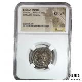 Roman Valerian I AD235-260 BI Dbl-Denarius Ch VF