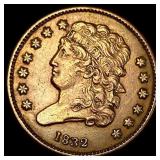 1832 Classic Head Half Cent CLOSELY UNCIRCULATED