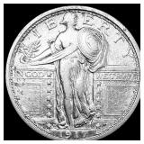 1917 Type 1 Standing Liberty Quarter CLOSELY UNCIR