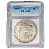 1899-S Morgan Silver Dollar ICG AU50