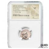 Greek Cappadocian 96-63 BC Silver Drachm NGC VF