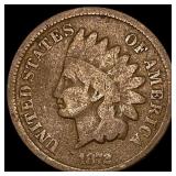 1872 Indian Head Cent LIGHTLY CIRCULATED