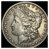 1893 Silver Morgan Dollar NEARLY UNCIRCULATED
