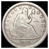 1838 Seated Liberty Quarter NICELY CIRCULATED