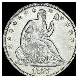 1857 Silver Half Dollar (Seated Liberty) CHOICE A