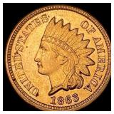1863 Copper-Nickel Indian Head Cent UNCIRCULATED
