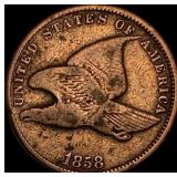 1858 Flying Eagle Cent LIGHTLY CIRCULATED