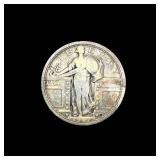 1927 Silver Standing Liberty Quarter NICELY CIRCU