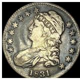 1831 Capped Bust Half Dollar LIGHTLY CIRCULATED