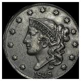 1838 Coronet Head Large Cent HIGH GRADE