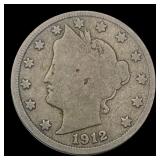 1912-S Liberty Victory Nickel LIGHTLY CIRCULATED