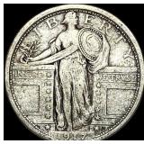 1917 Standing Liberty Quarter Type 1 LIGHTLY CIRC