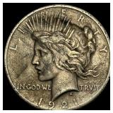 1921 Silver Peace Dollar ABOUT UNCIRCULATED