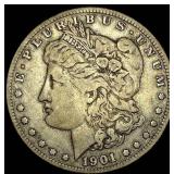 1901-S Silver Morgan Dollar LIGHTLY CIRCULATED