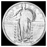 1918-S Silver Standing Liberty Quarter LIGHTLY CIR