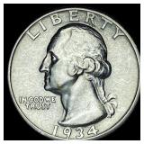 1934 Silver Washington Quarter UNCIRCULATED