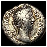 Roman Commodus 177-192 AD Silver Denarius CLOSELY