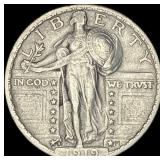 1919-S Silver Standing Liberty Quarter NEARLY UNCI