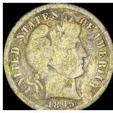 1895 Barber Dime NICELY CIRCULATED