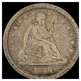 1840-O Seated Liberty Quarter NICELY CIRCULATED
