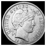 1903 Barber Dime CHOICE AU