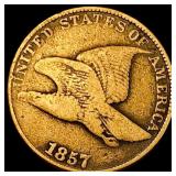 1857 Flying Eagle Cent NICELY CIRCULATED