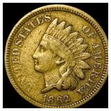 1862 Copper-Nickel Indian Head Cent LIGHTLY CIRCUL