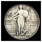 1917-S Type 1 Standing Liberty Quarter NICELY CIR