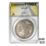 1904-S Morgan Silver Dollar ANACS F12