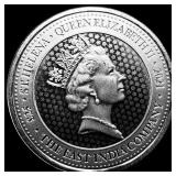2021 Platinum 1/3 Ounce Guinea St. Helena SUPERB G