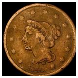 1840 Braided Hair Large Cent NICELY CIRCULATED